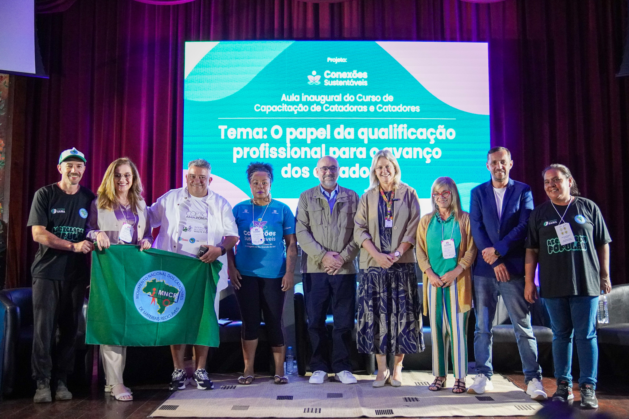 Aula Inaugural do Curso de Capacitação para Catadoras e Catadores